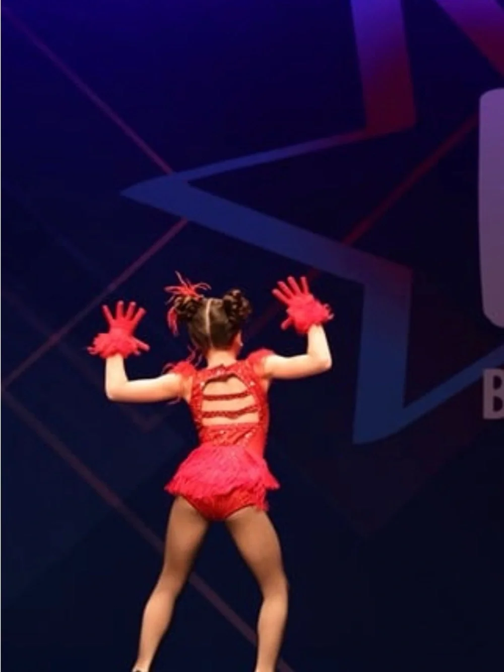 IC Weissman red costume w fringe